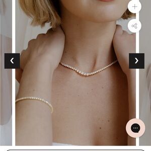 Mayfair Tennis Necklace Gold
